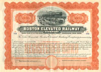 Boston Elevated Railway Co. - Bond